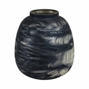 Vaso rotondo in vetro decorativo per fiori, centrotavola moderno, complemento d'arredo per la casa - Product Image 2