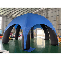 Tente 360 scellée à l'air de 8m * 8m tente dôme gonflable Oxford pour événements et fêtes en plein air tailles de 8m et 10m disponibles