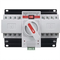 Vente directe d'usine, commutateur de transfert automatique à double alimentation ATS pour usage domestique, niveau CB, 220V, 2P 4P 63A
