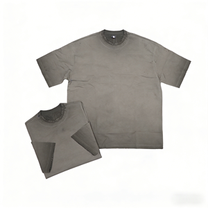 Camiseta de Manga Corta Extra Grande, Tejida a Medida, Estilo Vintage, con Impresión Ecológica y Transpirable para Hombre - Product Image 2