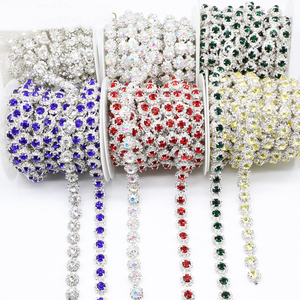 WHATSTONE Chuỗi Trang Trí Kim Cương Giả Màu Ab Tùy Chỉnh Trang Trí Quần Áo - Product Image 1