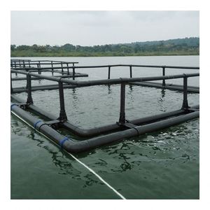 Aquarium — Cage de poisson ronde flottante en fibre de carbone, équipement d'aquarium, bleu, <span class=keywords><strong>thon</strong></span>, Marine et côtière, HDPE, offre spéciale, - Product Image 6