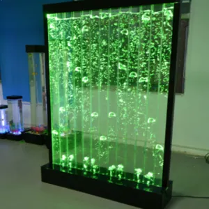 실내 분배자 스크린 RGB 조경 빛을 위한 3D 탄알 거품을 가진 동적인 풍경 물 거품 벽 스크린