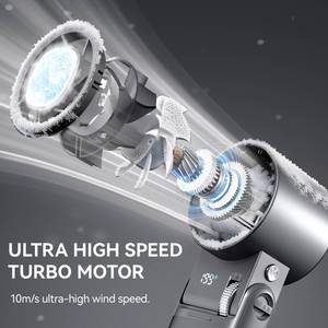Long Endurance 12H Handheld 16°C Ice Cooling 199 Speeds 6000Mah Rechargeable Portable Foldable Fan for Camping & Commute - Product Image 4