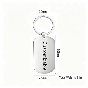 Porte-clés amusant pour papa et grand-père, en acier inoxydable gravé, <span class=keywords><strong>cadeau</strong></span> pour homme - Product Image 2