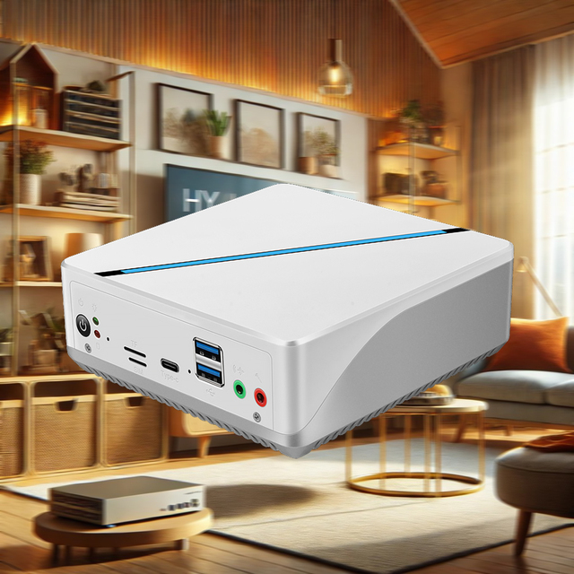 New 12th Gen Intel N100 Quad Core Mini PC 16GB DDR5 512G NVMe M.2 SSD Desktop Gaming Computer 3-Year Warranty