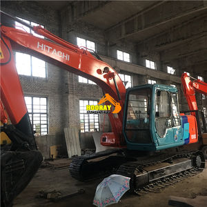 Excavatrice sur chenilles Hitachi Ex120-5 d'occasion du Japon, 12 tonnes, avec moteur Isuzu 93KW, godet de 0,7 m³, faible nombre d'heures de fonctionnement - Product Image 6