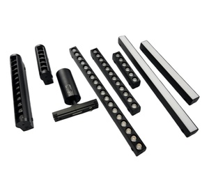 Faretto LED Ultra Sottile su Binario Magnetico 48V, Proiettore Orientabile Nero Bianco <span class=keywords><strong>con</strong></span> Altoparlante TUYA Zigbee - Product Image 2