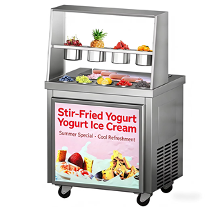 Macchina per Gelato Arrotolato al Yogurt Fritto <span class=keywords><strong>BLG</strong></span> per Produzione in Serie Economica - Product Image 1