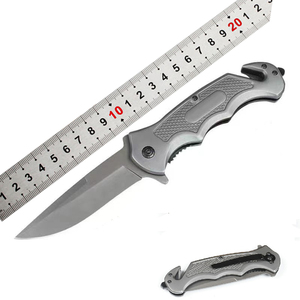 Couteau de poche tactique d'extérieur personnalisable, <span class=keywords><strong>lames</strong></span> en acier inoxydable, <span class=keywords><strong>brise</strong></span>-verre, couteaux longs de chasse, vente en gros, cadeau d'usine, support OEM - Product Image 1