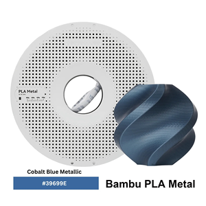 Filament PLA métallique Bambu, qualité stable, vente en gros directe usine, texture de surface métallique, faible rétrécissement, RFID intelligent, haute résistance aux chocs - Product Image 3