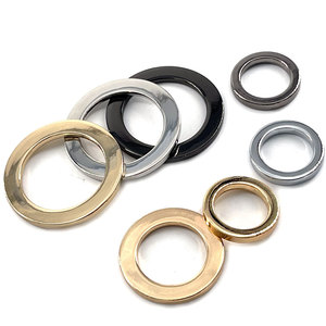 Anel Metálico Quadrado Grande de Latã<span class=keywords><strong>o</strong></span> Antigo Personalizado com Logo 25mm 26mm em Ouro/Prata/Gunmetal Ecológico e Durável para Bolsas - Product Image 2