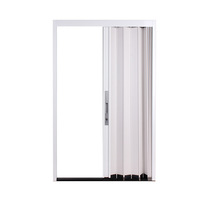 Porte moustiquaire rétractable moderne en alliage d'aluminium, finition pour salon, cuisine, balcon, cloison de salle de bain, à rail bas