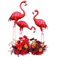 Soldes Exceptionnelles - Décorations de Mariage en Plein Air : Flamingo Métallique pour Cabine Photo