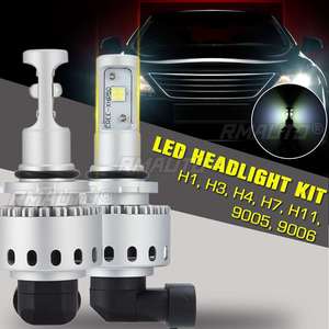 Bombilla LED para Faros Delanteros de Automóvil AutoLeader 7S, XHP-50 40W 8000LM H1 H4 H7 H11 9005 9006, Estilo Automotriz, 8000LM 50000hrs DC12-24V - Product Image 1