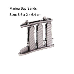 <span class=keywords><strong>Serie</strong></span> de Rompecabezas Metálicos 3D de Monumentos, Modelo Coleccionable Épico de la Catedral de Notre Dame, Castillo de la Bella Durmiente, Hotel Burj Al Arab Estrella Árabe 51-100 - Product Image 4
