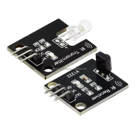 Módulo Transmisor Infrarrojo IR, Módulo Sensor Receptor Infrarrojo Digital de 38khz