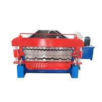 Machine de formage à rouleaux à double couche 840 900 pour la fabrication de tuiles de toiture trapézoïdales ondulées
