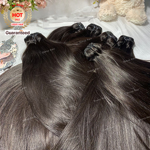 Bán buôn siêu đôi rút ra nguyên liệu lớp biểu bì phù hợp Trinh Nữ tóc con người bó mở rộng 10A 12A 15A Việt thẳng tóc bó - Product Image 3