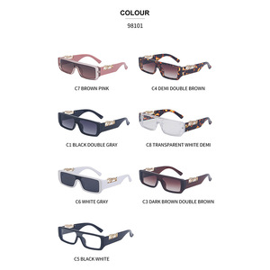 Gafas de Sol con Cabeza de Leopardo Estilo Europeo, Unisex, Montura Cuadrada, Lentes de PC con Protección UV400, Accesorio de Moda para Senderismo - Product Image 2