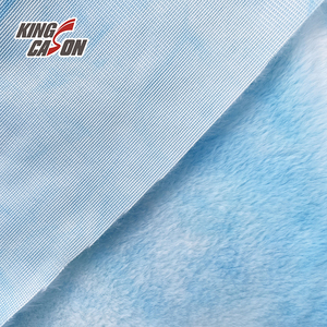 Kingcason Nhà Máy Của 100% Polyester Thỏ Giả Lông Lông Cừu Vải Tie Nhuộm In Chăn Đồ Ngủ Bộ Đồ Giường & Đồ Chơi Từ Trung Quốc - Product Image 3