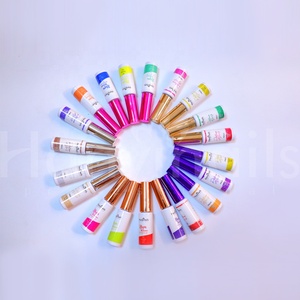 HANYINAILS customize professional art nail varnish semipermanente high quality set box High shiny 36colors liner gel nail art
