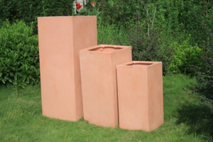 Maceta rústica de fibra de vidrio para jardín al aire libre duradera de alta resistencia fabricada en China - Product Image 3