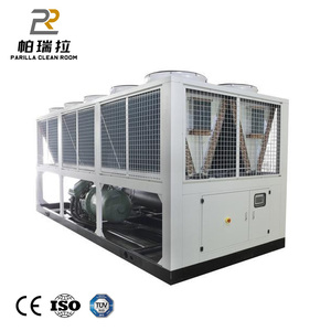 Enfriador de Agua Industrial por Bomba de Calor Ecológica R410A, Enfriado por Aire, 10-50 Toneladas, Certificado SASO y GCC, Control Remoto para Edificios Ecológicos en Jordania - Product Image 2