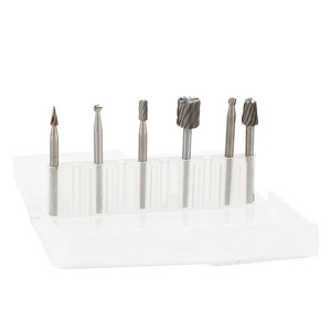 High-Speed Steel Rotary <b>File</b> Set 5pc Wood Plastic Grinding Bits For DIY Carpentry Sanding Trimming Tool Kit - Product Image 2