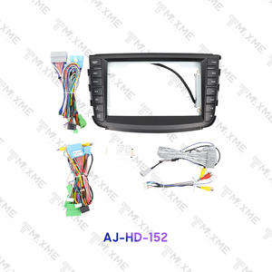 Kit de réaménagement de tableau de bord noir mat pour <span class=keywords><strong>Acura</strong></span> 2004 à 2008, avec cadre d'écran horizontal de 9 pouces pour lecteur Android - Product Image 2