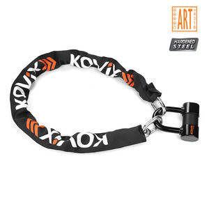 Chaîne de vélo en acier trempé de 16 mm, <span class=keywords><strong>antivol</strong></span>, chaîne de moto épaisse en acier, cadenas de chaîne de vélo avec mini cadenas en <span class=keywords><strong>U</strong></span> - Product Image 5