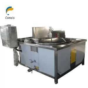 Commercial Potato Chips Frying Machine Deep Fryer Fries Production Line