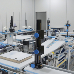 YZLW Hassas Manuel X/Z Kırlangıç ​​Kuyruklu Sürgülü Tabla Kremayer ve Dişli Çark 200-550mm Hareket Mesafesi Optik CCD/<span class=keywords><strong>Lens</strong></span> Montajı için CN/GUA Menşei - Product Image 6