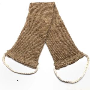 Guantes Exfoliantes de Cáñamo Biodegradables con Logotipo Personalizado, Guante Exfoliante de Ducha de Yute y Algodón, Esponja Vegetal, Cinturón Exfoliante Corporal - Product Image 1