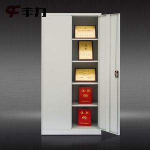 Armoire de rangement en fer à 2 portes, taille standard H1850*W900*D450mm, armoire de classement en acier, armoire de bureau moderne - Product Image 5