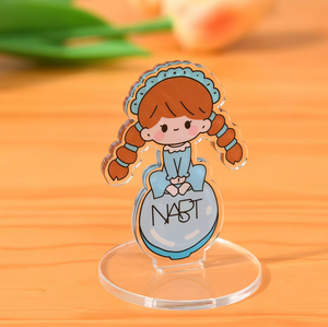 ขายส่งสแตนดี้อะคริลิกใสสองชิ้นแบบกำหนดเองได้ พร้อมฐาน ลายการ์ตูนอนิเมะ - Product Image 4