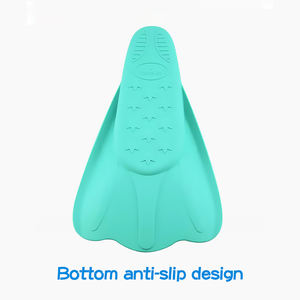 Sualtı sporları gökkuşağı yetişkin silikon kısa palet çocuklar dalış şnorkel eğitim ayak tam boy cep yüzme yüzgeçleri - Product Image 6