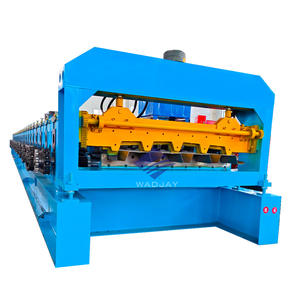 Machine de formage de rouleaux de plancher en acier galvanisé de 0.7 à 1.2mm avec moteur et pompe à roulement à engrenages - Product Image 1