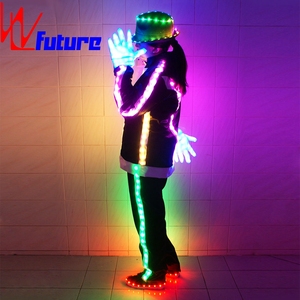 Control inalámbrico LED <span class=keywords><strong>Michael</strong></span> <span class=keywords><strong>Jackson</strong></span> Trajes <span class=keywords><strong>de</strong></span> baile Ropa <span class=keywords><strong>de</strong></span> rendimiento Chaqueta LED para hombre Trajes LED Hip Hop para Festival <span class=keywords><strong>de</strong></span> <span class=keywords><strong>Música</strong></span> - Product Image 2