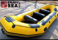 Bateau de pêche gonflable certifié CE, bateau de rafting en PVC, bateau à rames, packraft, pliable, pour la dérive, 5 personnes