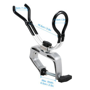 Support de canne à pêche ISURE en alliage d'aluminium, fixation par pince pour bateau - Product Image 4