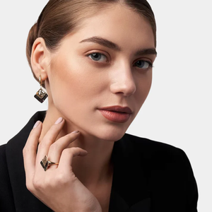 Boucles d'oreilles longues de luxe pour femmes, bijoux élégants et raffinés avec pierres de zircone cubique étincelantes pour fêtes et mariages - Product Image 5