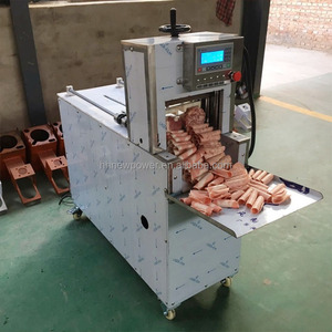 Restaurant Heavy Duty 220-300kg/h Frozen Beef Roll <b>Slices</b> Cutting <b>Machine</b> Chilled Mutton <b>Slices</b> Luncheon <b>Meat</b> Chopping <b>Machine</b> - Product Image 4
