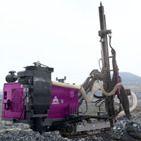 Foreuse minière à marteau supérieur, équipement de forage rapide pour trous de dynamitage, machine de forage hydraulique à vendre