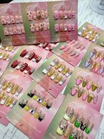 Uñas Acrílicas de Lujo Hechas a Mano, Uñas Postizas de Alta Calidad, Elegantes y Modernas para los Dedos