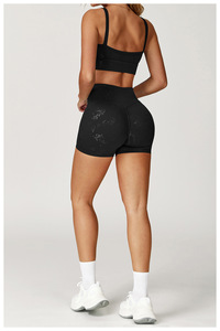 Ensemble de sport et yoga <span class=keywords><strong>5</strong></span> pièces pour femme : survêtement de compression tendance avec crop top et veste zippée pour l'extérieur - Product Image 6