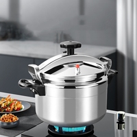 Casserole à pression en aluminium haute pression, grande capacité, multifonctionnelle, pour cuisinières à gaz, anti-explosion