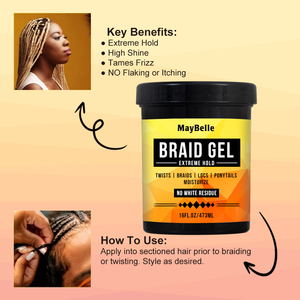 <span class=keywords><strong>Gel</strong></span> nutriente Loc N Twist senza residui di colore bianco <span class=keywords><strong>Gel</strong></span> intrecciato per <span class=keywords><strong>capelli</strong></span> Unisex 16oz - Product Image 2