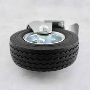 SS alto grau 6 polegadas rodízio rodas 150 mm semi pneumático roda Airless roda - Product Image 2