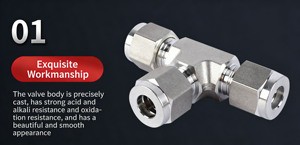 ข้อต่อท่อแบบเทียบเท่าสองชั้นความแม่นยำสูงสำหรับโครงการเครื่องมืออุตสาหกรรม - Product Image 2